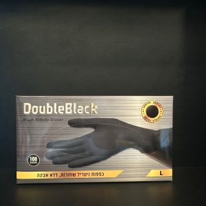 כפפות שחורות מידה L