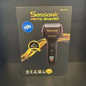 מכונת גילוח Sassonic Penta Shaver, מוצר איכותי עם תצוגת LED ועמידות גבוהה. מתאים למספרות.