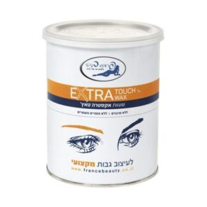 שקית שעוות אקסטרא טאצ' להסרת שיער, מתאימה לשימוש בקורסים לקוסמטיקה מעשית.